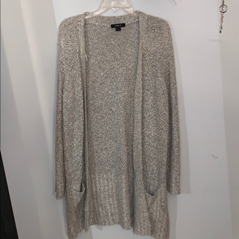 Light gray cardigan